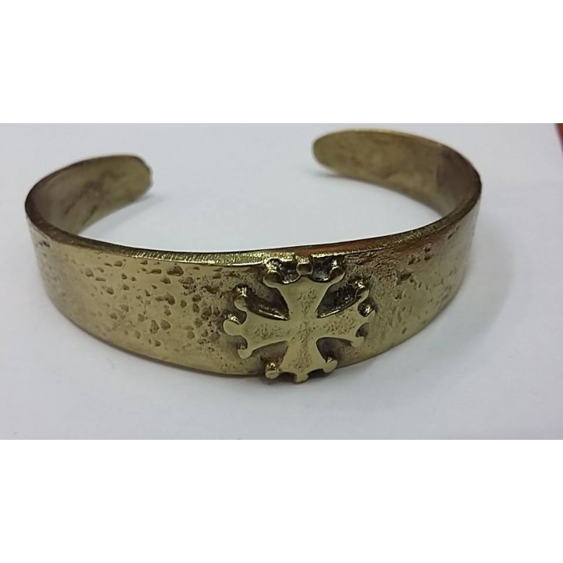 Pendentif Croix Du Languedoc En Or 18K Massif - Fil Plat - Poids 0.9 Gramme - Bijou Joaillerie Neuf Avec étiquettes